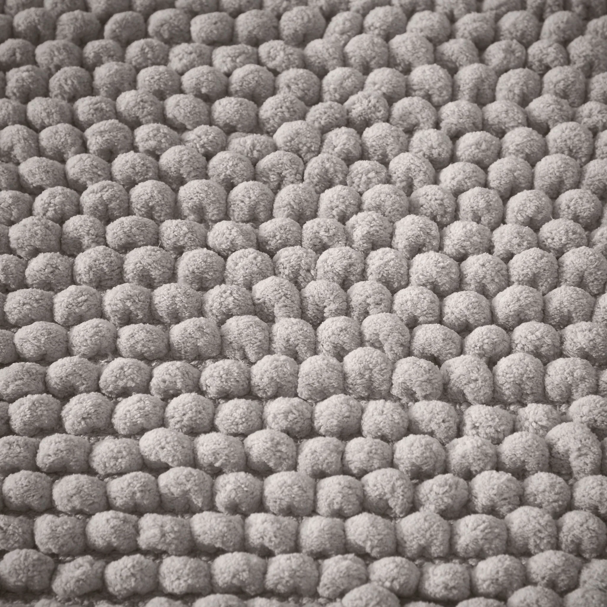 Bianca Aspen Bobble Bath Mat Grey - Aspen Bobble Bath Mat Grey - Image 3