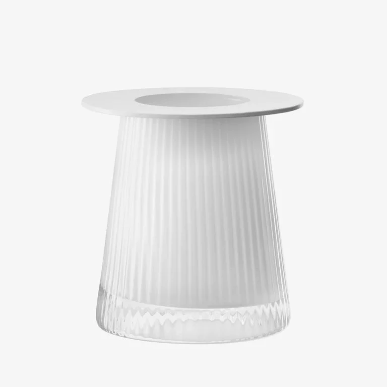 Beacon Lantern/Vase White 14CM - Beacon Lantern/Vase White/Chalk White 14CM - Image 2