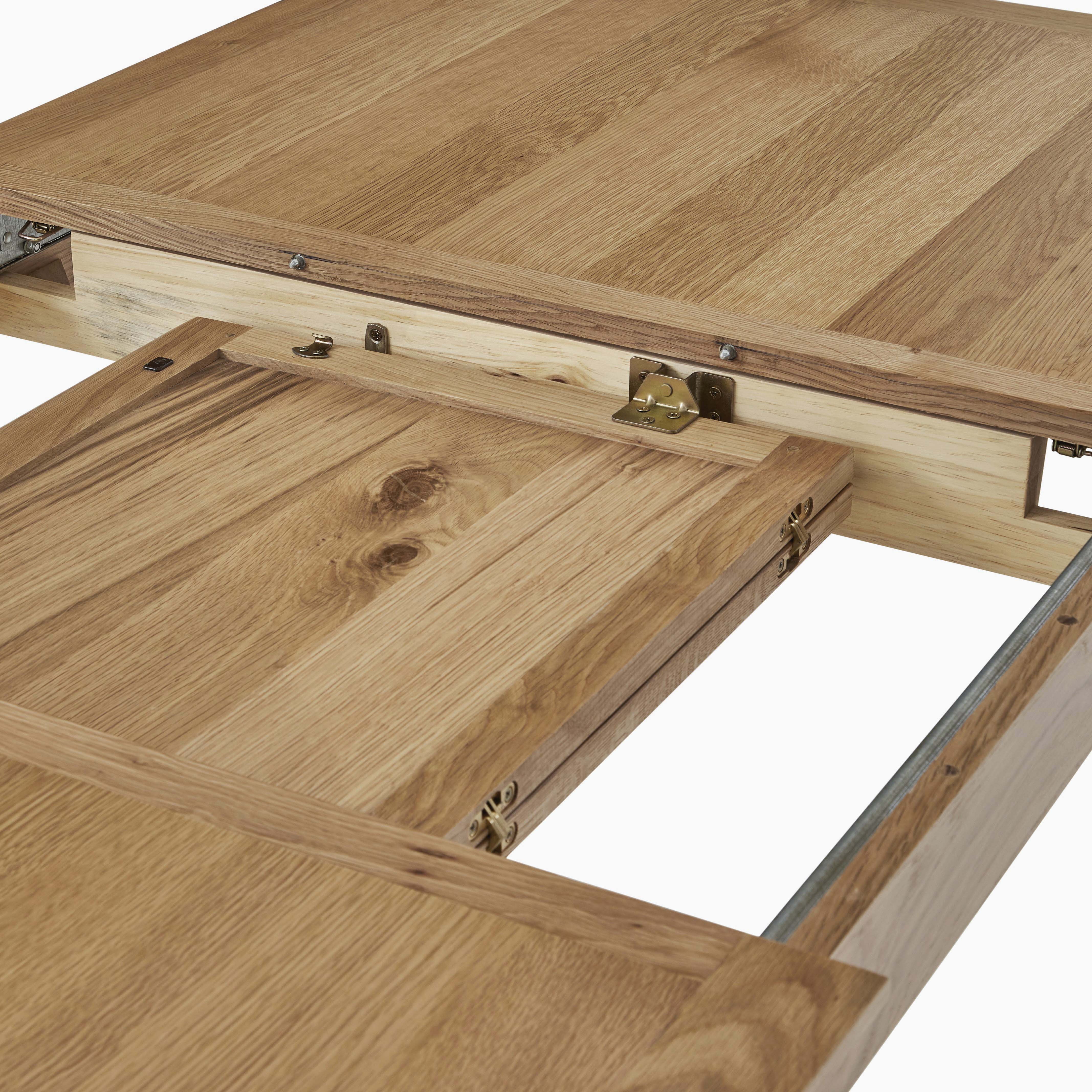 Bexley Compact Extending Dining Table - Compact Extending Table Oak - Image 3