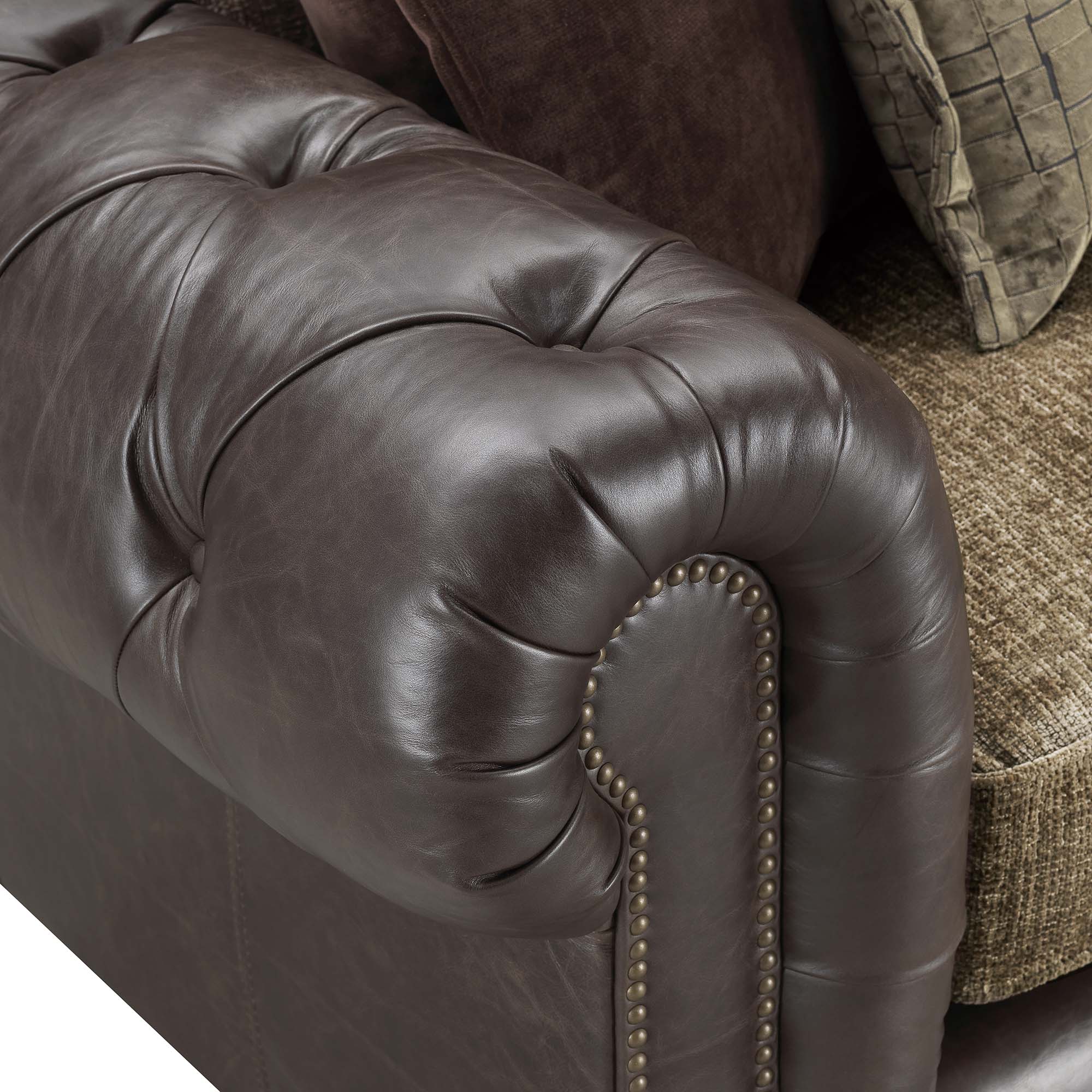 Blossom Pillow Back Loveseat - Snuggler - Standard Frame - Image 6