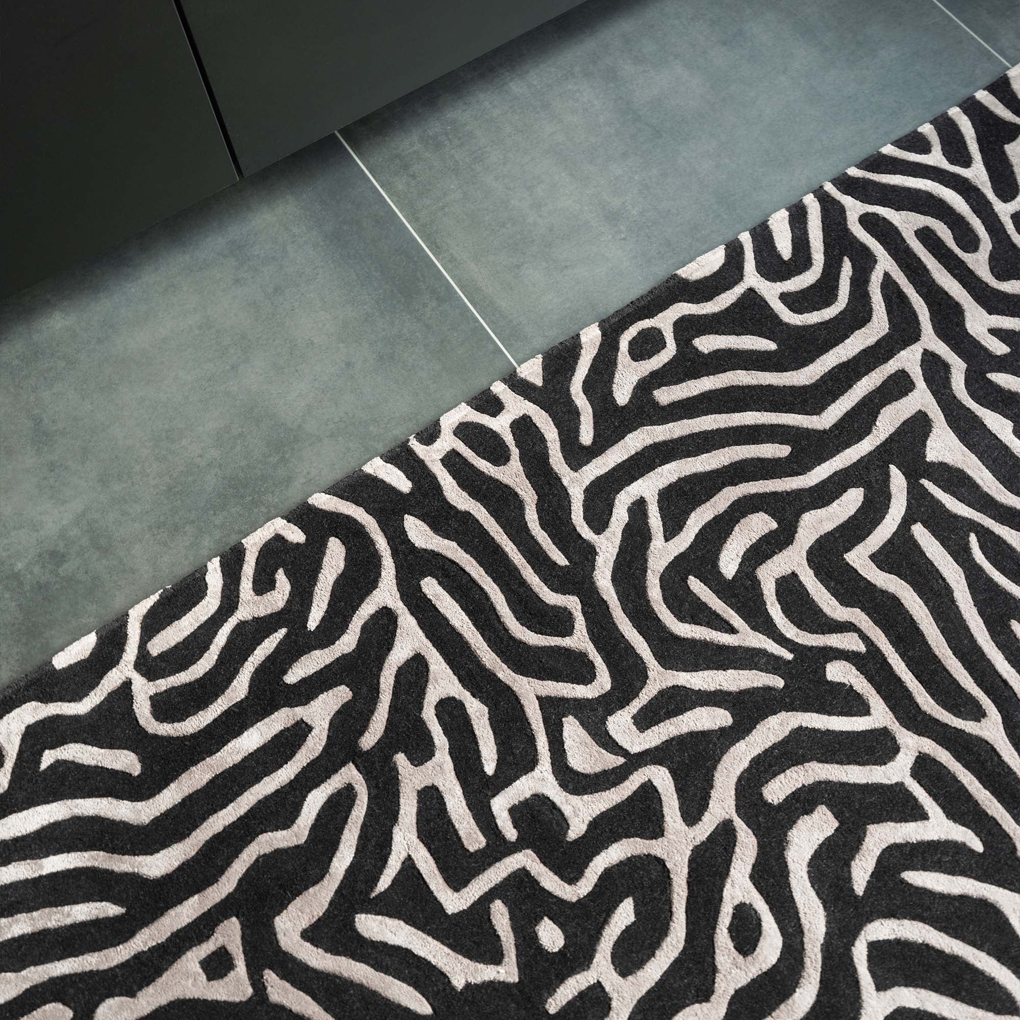 Camilla Gunmetal Rug - Gunmetal - 120cm x 180cm - Image 3