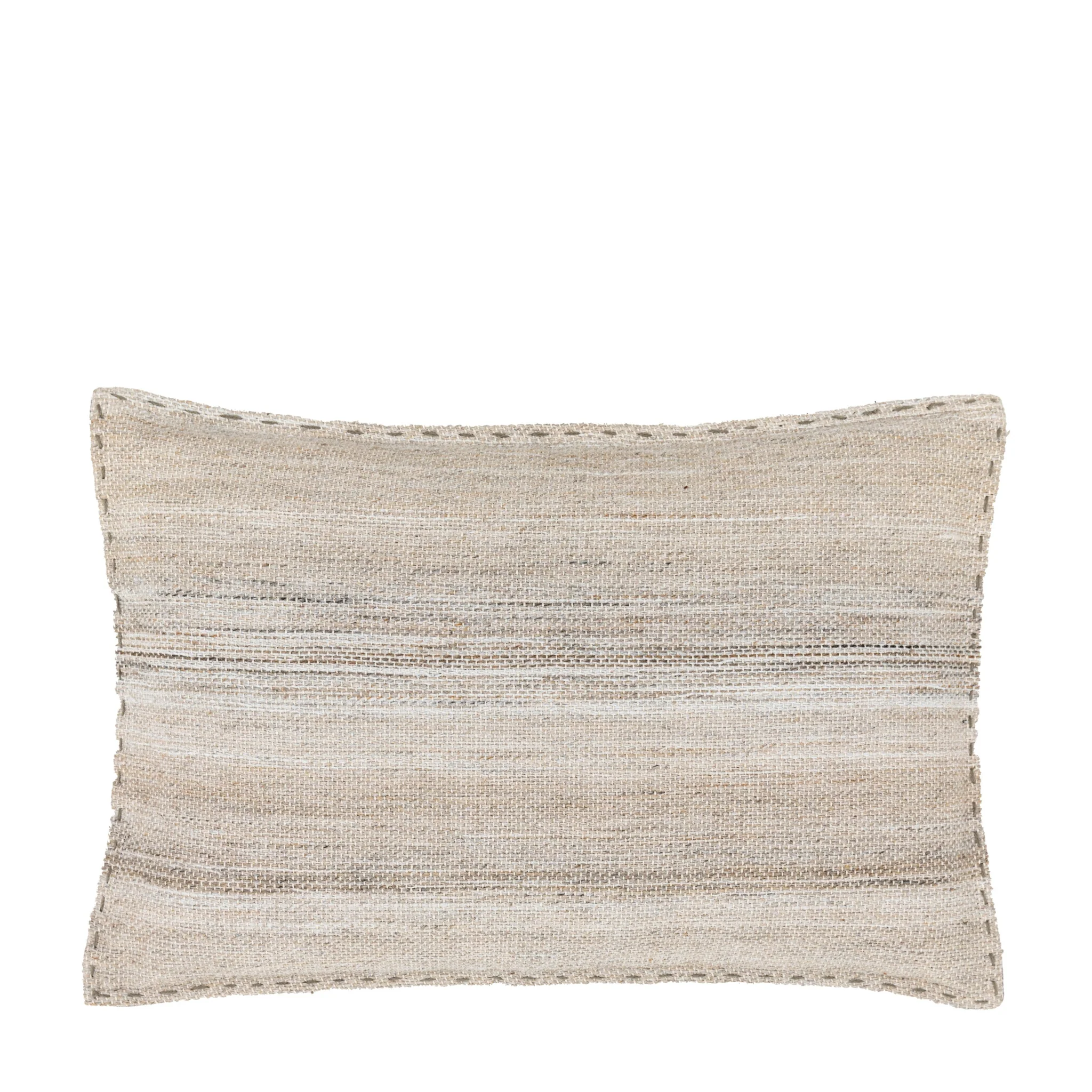 Cardham Stitched Cushion - Cardham Stitched Cushion Ecru 40x60CM - Image 4