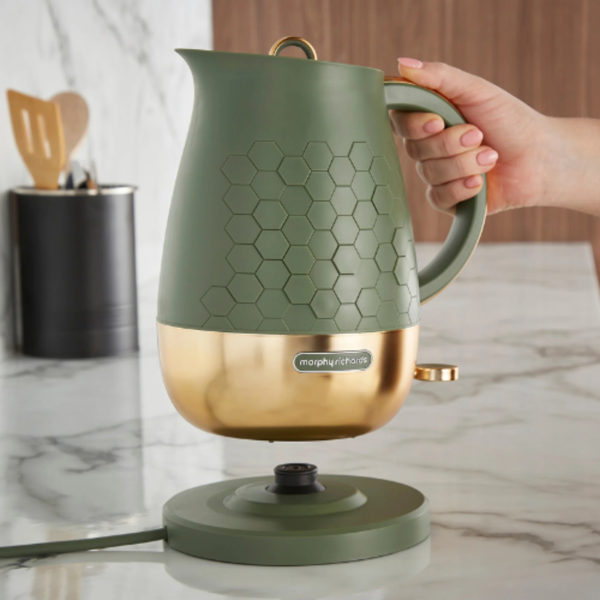Morphy Richards Cassini Jug Kettle Green - Cassini Jug Kettle Green - Image 4