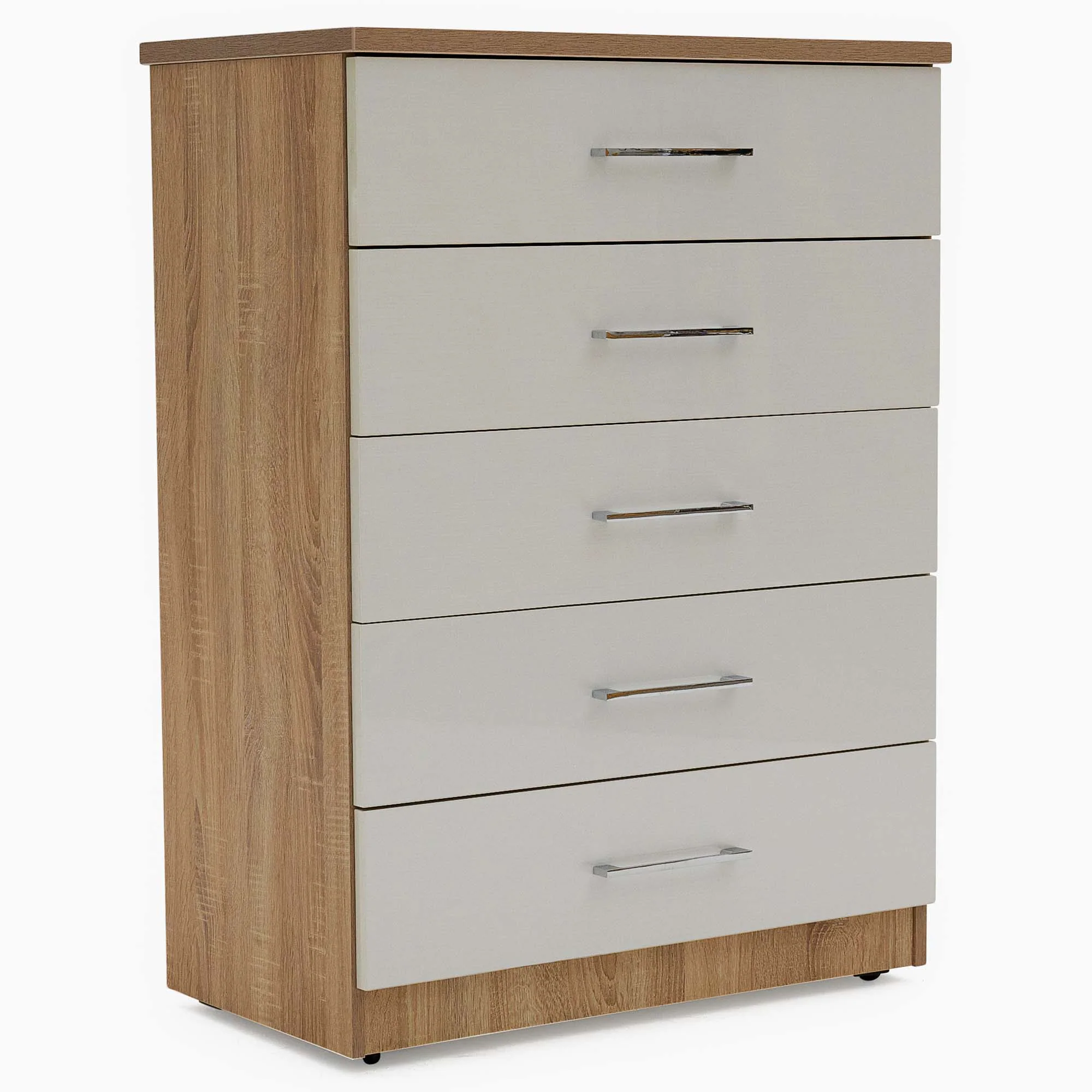 Catania Gloss 5 Drawer Cabinet - 5 Drawer Chest - Image 3