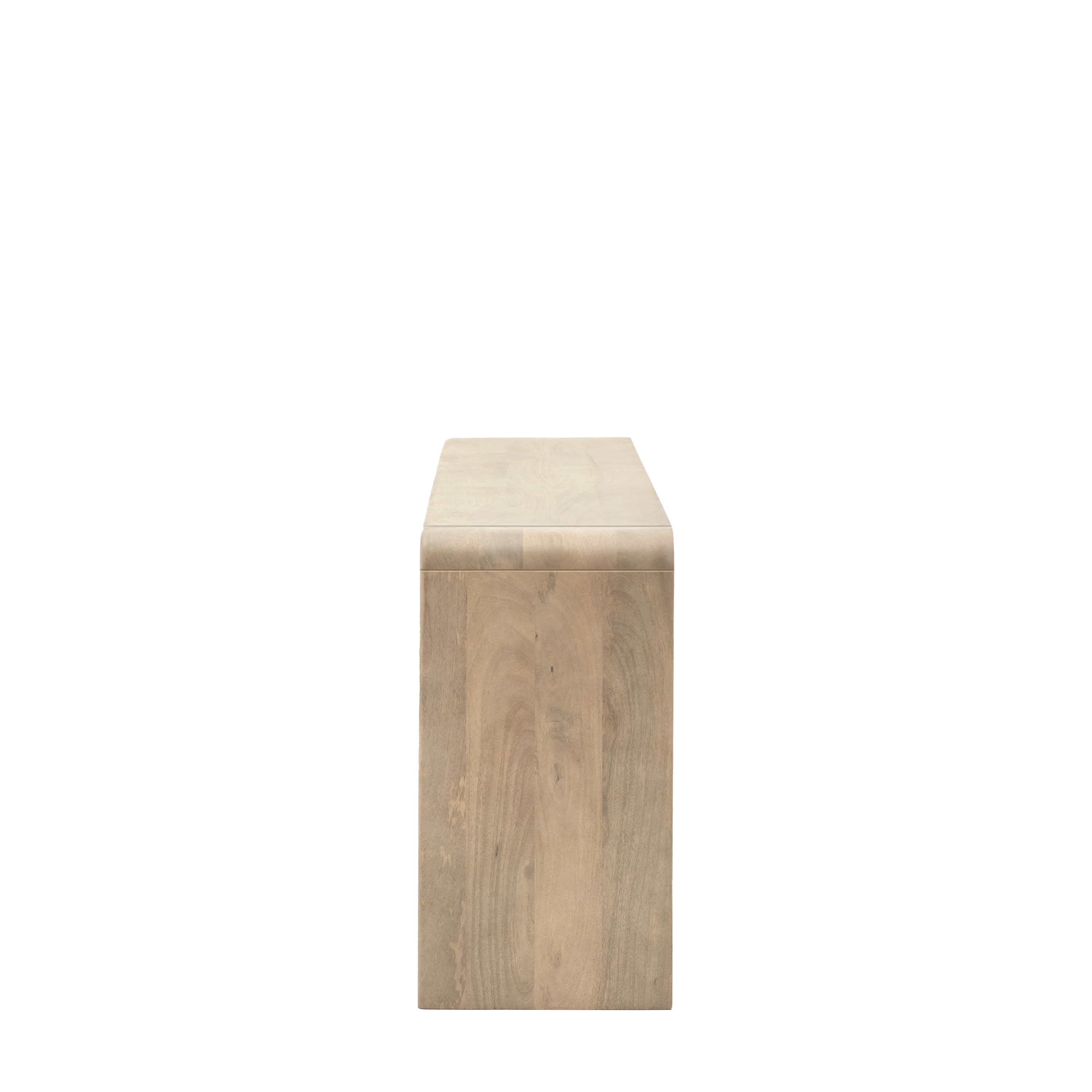 Colonna Sideboard - 3 Door Sideboard Natural Mango Wood / Brass - Image 6