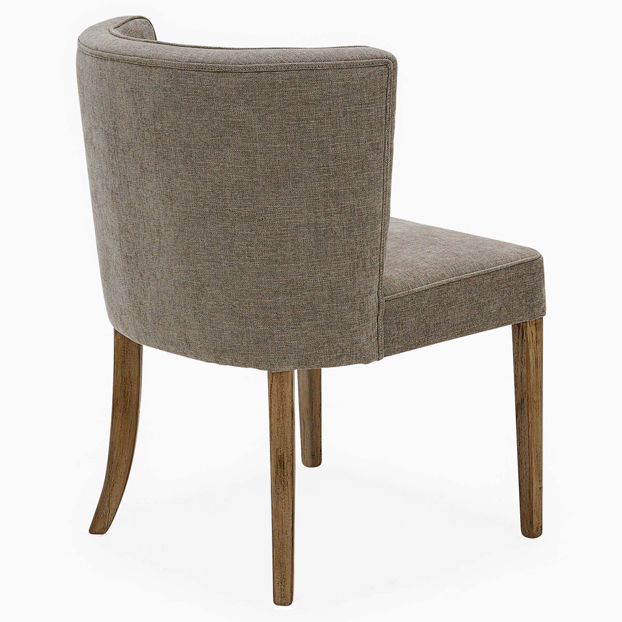 Dakota Button Back Dining Chair - Button Back Chair Grey - Image 5