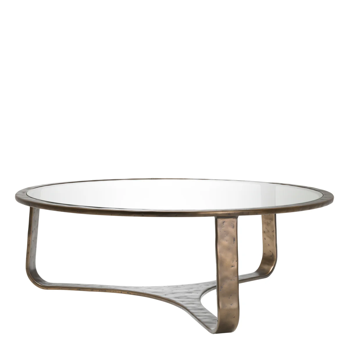Eichholtz Coffee Table Bronze Finish  Clear Glass Top - Coffee Table Bronze Finish  Clear Glass Top - Image 4