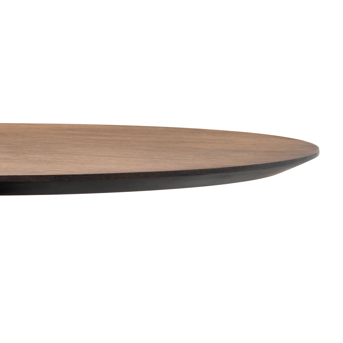 Eichholtz Genova Round Dining Table Grey Marble  Mocha Straight Oak Veneer  Brushed Brass Finish - Round Dining Table Grey Marble  Mocha Straight Oak Veneer  Brushed Brass Finish - Image 7