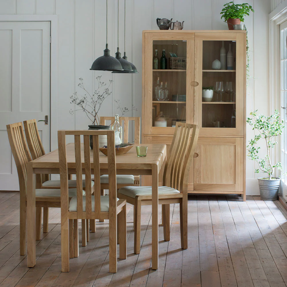 Ercol Bosco Small Extending Dining Table - Small Extending Dining Table Clear Matt - Image 2