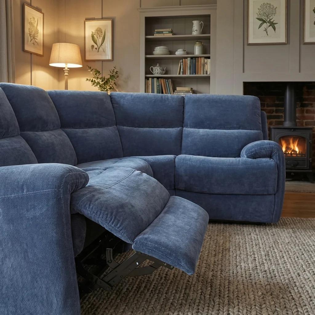 Flow Corner Recliner Sofa - Combination 3 2 Corner 2 with 2 Power Recliners Cat 20S - Left Hand Facing - Power Recliner with USB - Image 3
