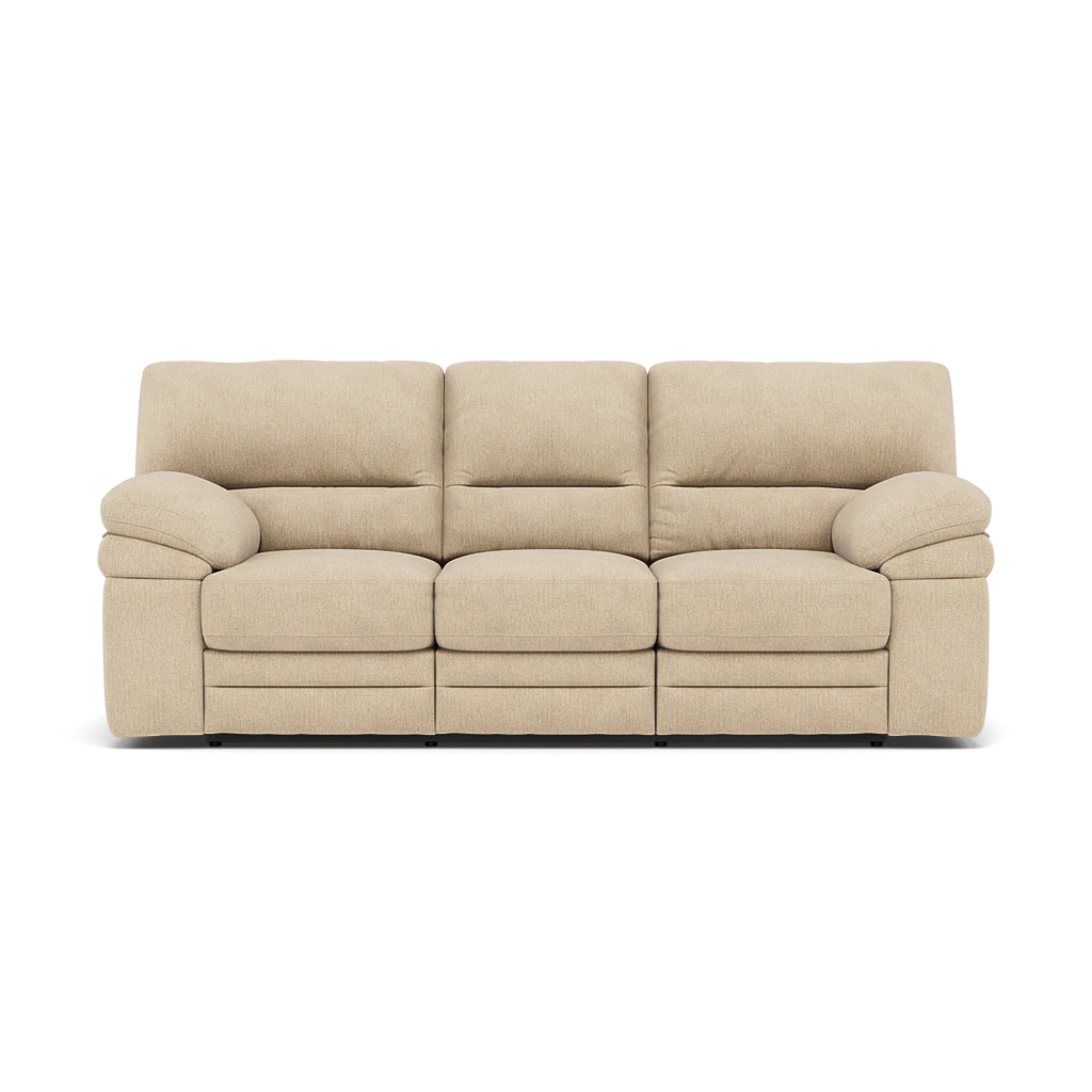 Gino 3 Seater Recliner Sofa - 3 Seater Power Recliner Sofa with USB F8 - Power Recliner with USB - Image 3