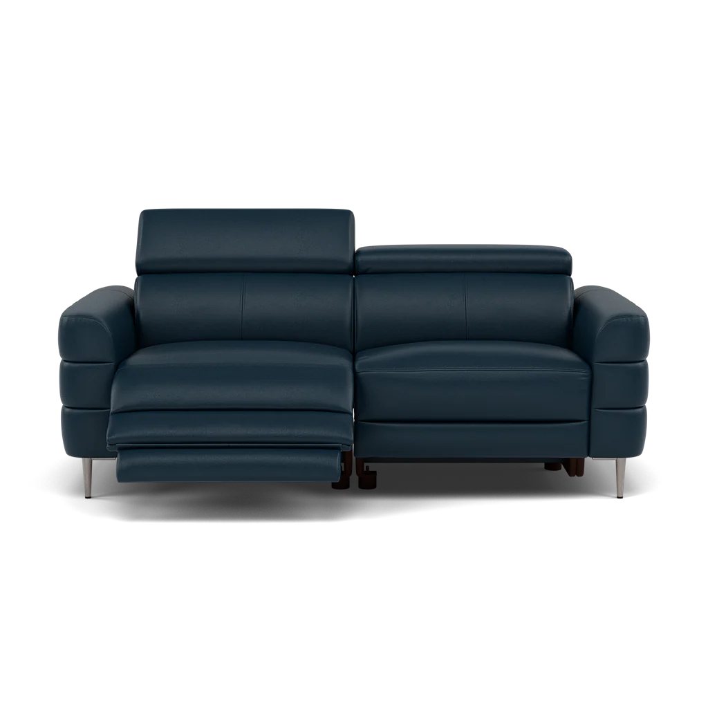Hoy 3 Seater Recliner Sofa - 3 Str W/ 2 Power Recliner W/ 2 Manual Headrest Cat M - Power with Manual Headrest - Image 8