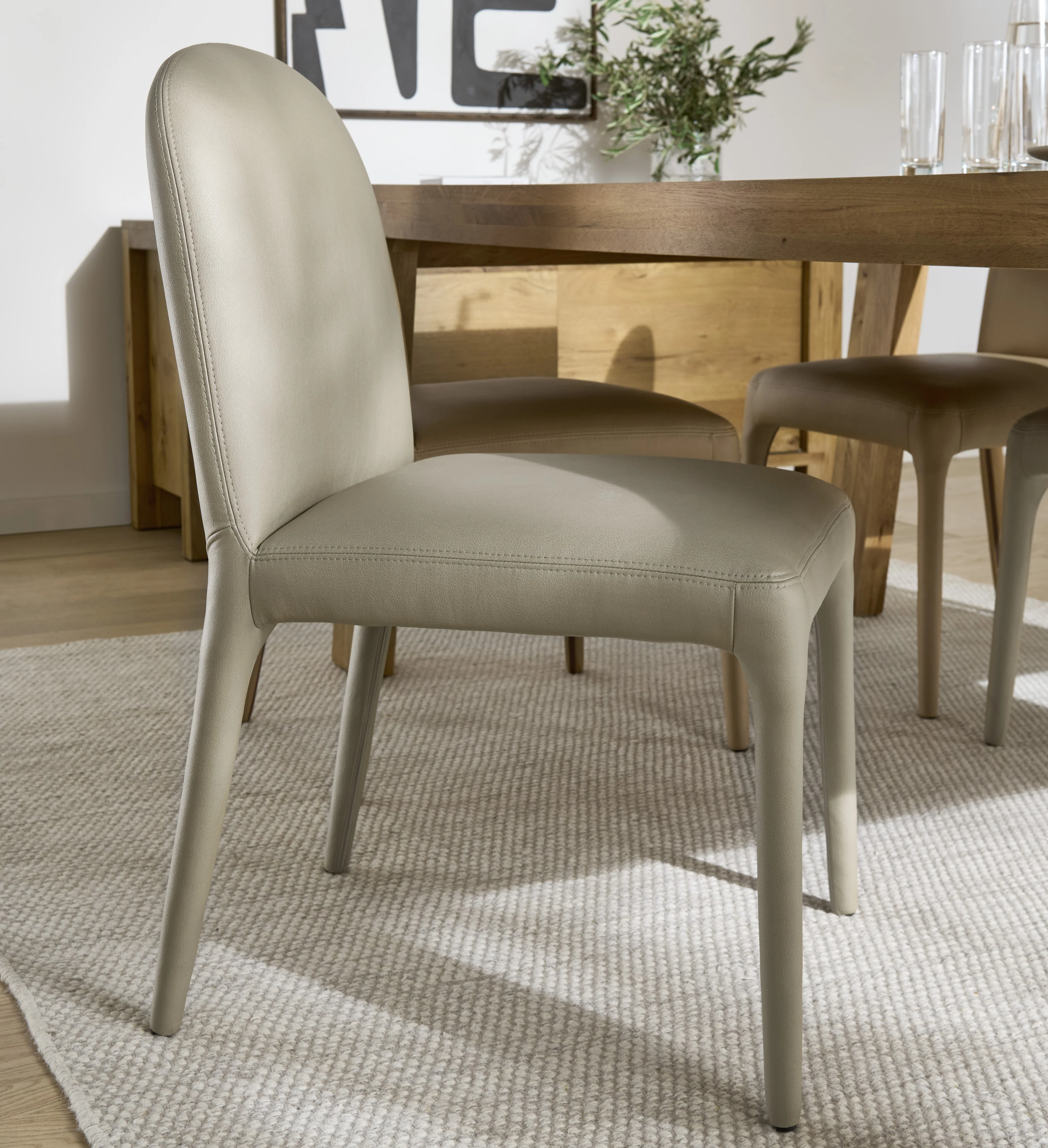 Iris Dining Table & 4 Dining Chairs Set - Image 4