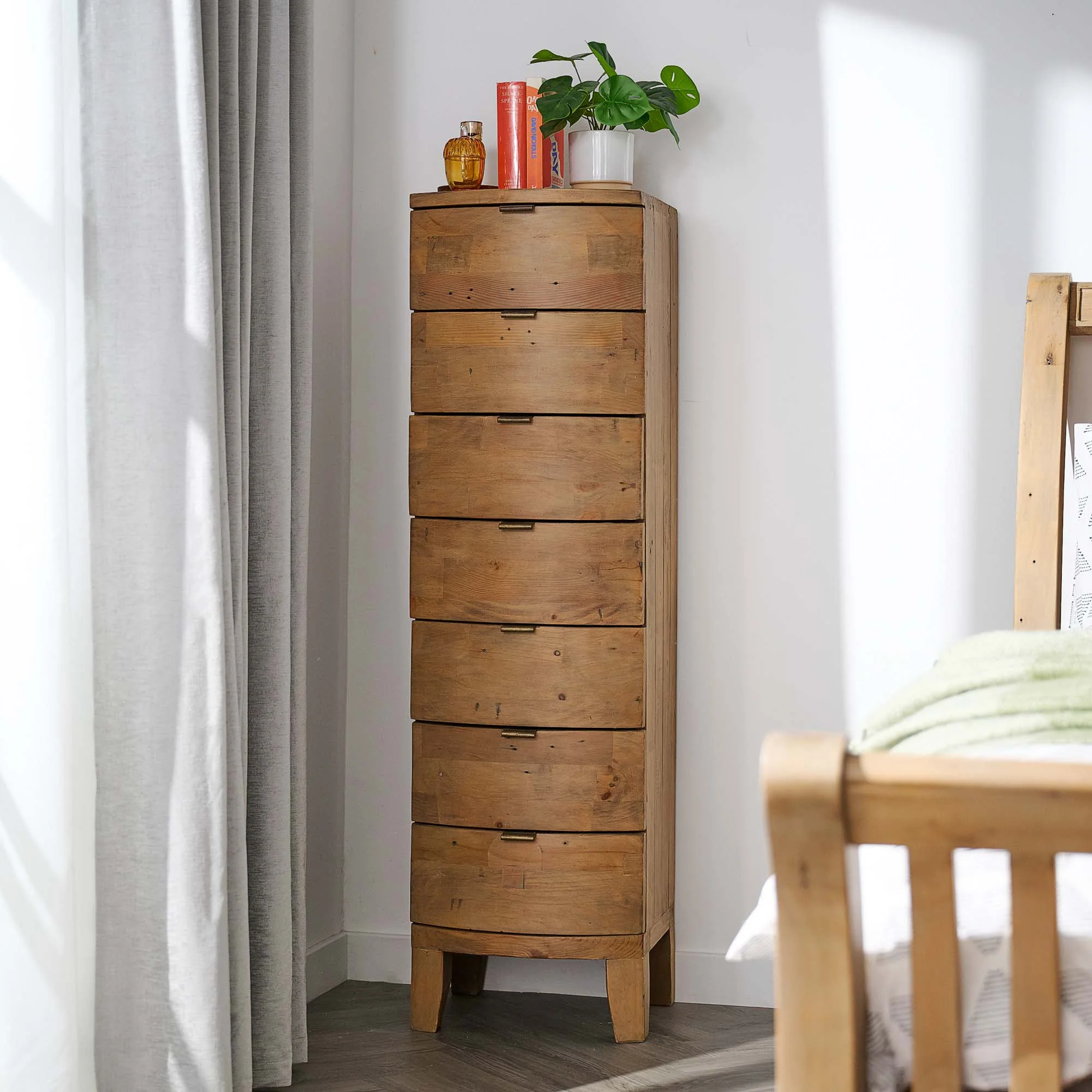 Lexington 7 Drawer Tall Chest - 7 Drawer Tall Chest Sundried Wheat - Image 2