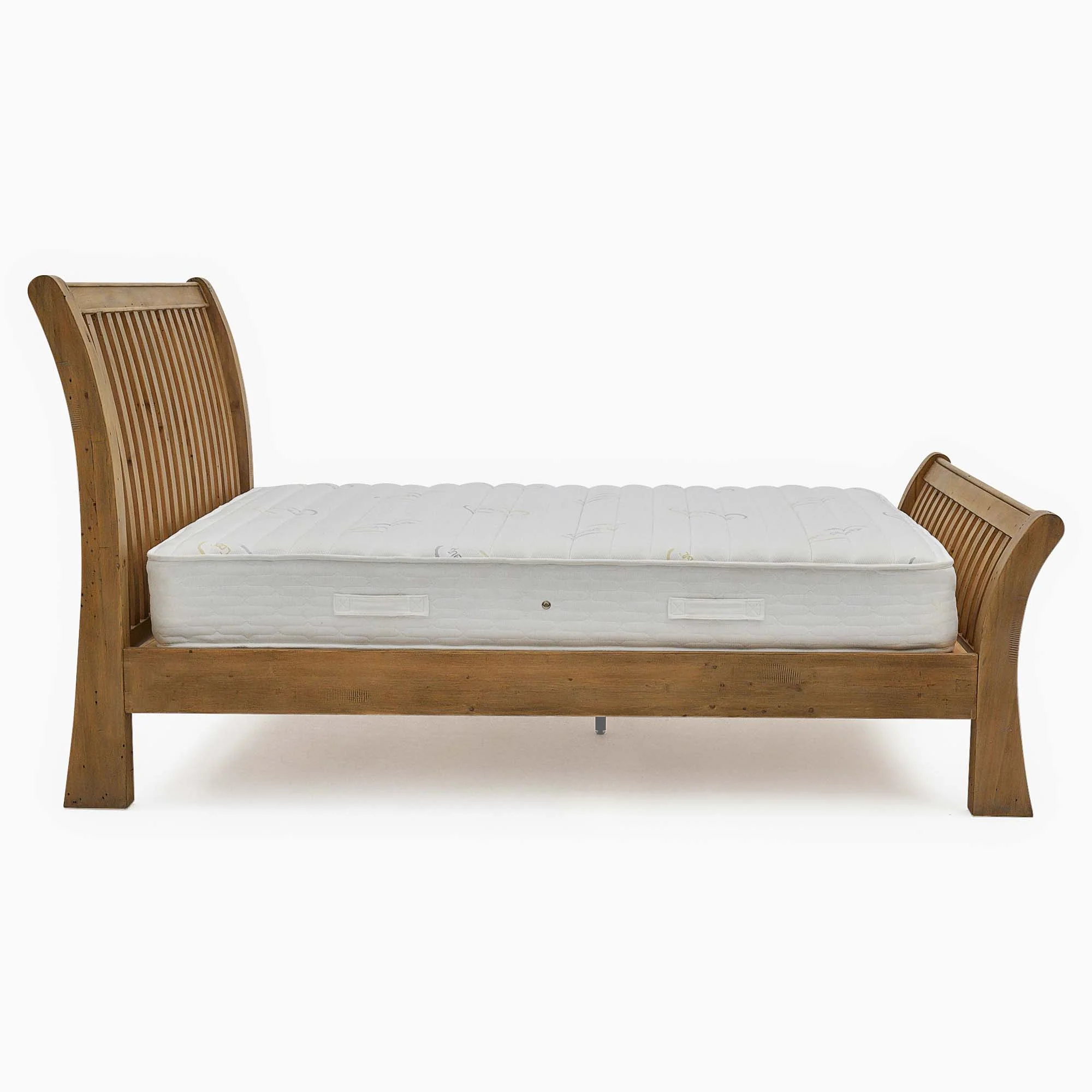Lexington Bed - 5'0 Slatted Bedstead Sundried Wheat - Image 3