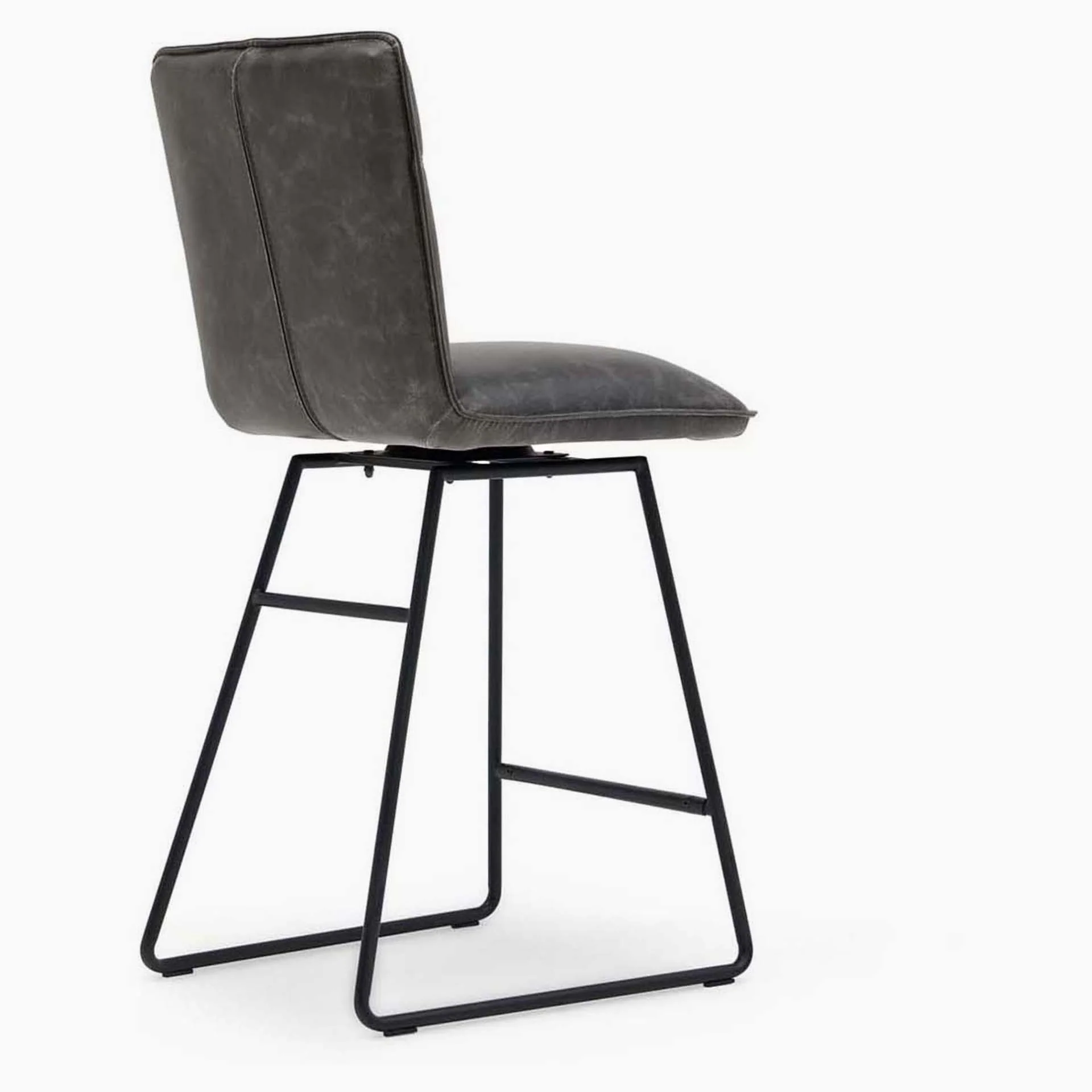 Marx Pair of Grey Bar Stools - Bar Stool - Pair Grey - Image 4