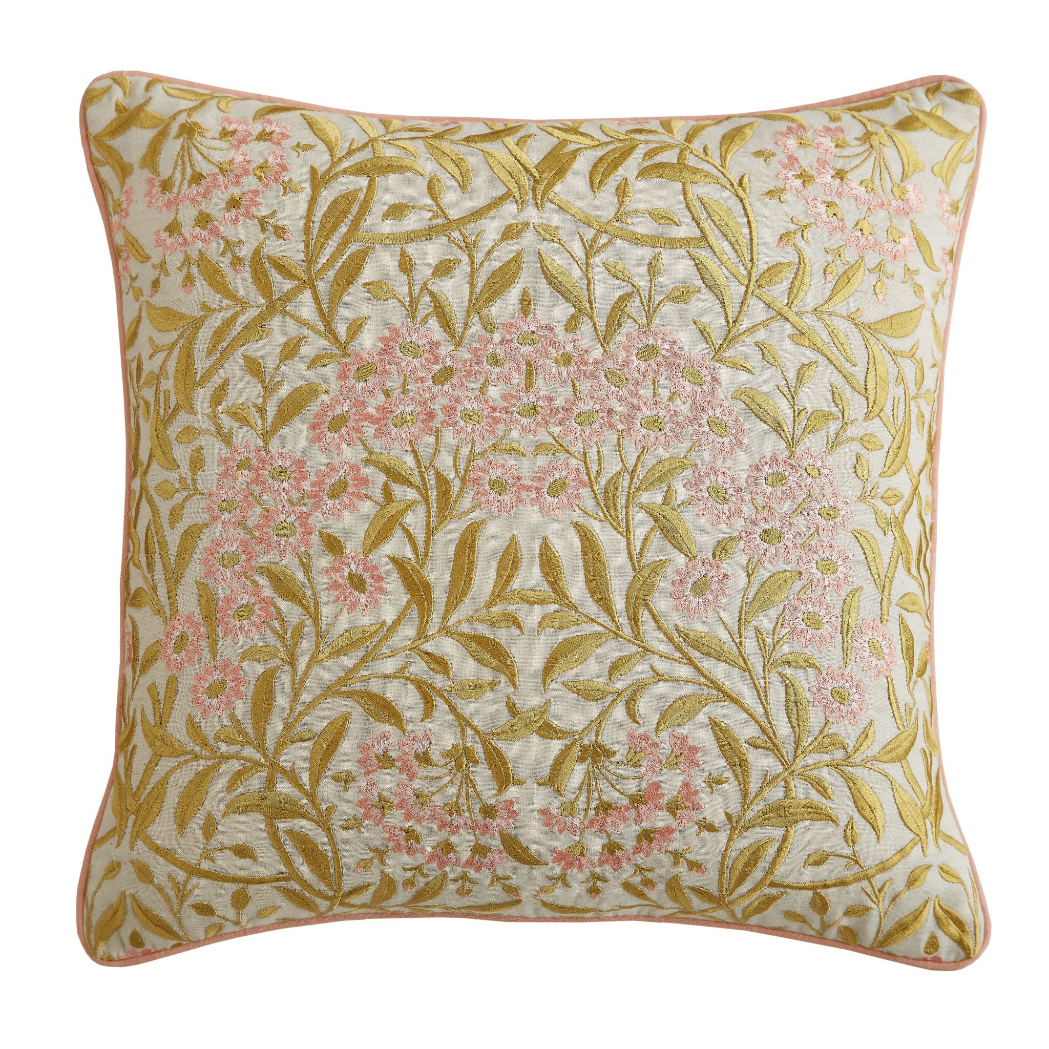 William Morris At Home Michaelmas Daisy Cushion - Morris At Home Michaelmas Daisy Cushion 43CM - Image 2