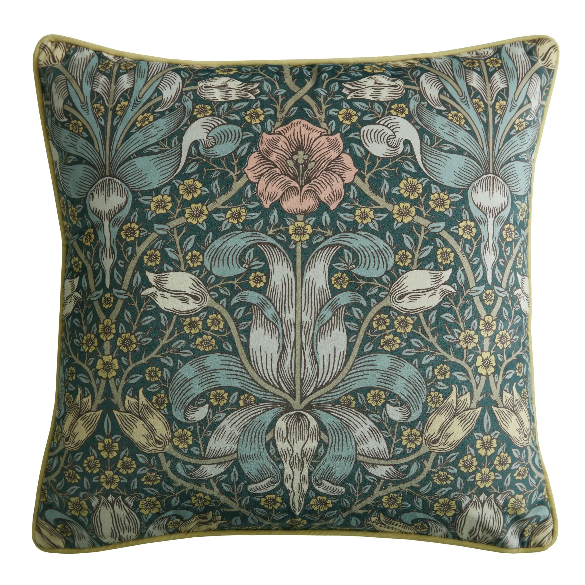 William Morris At Home Spring Thicket Mineral Cushion - Morris At Home Spring Thicket Mineral Cushion 45CM - Image 2
