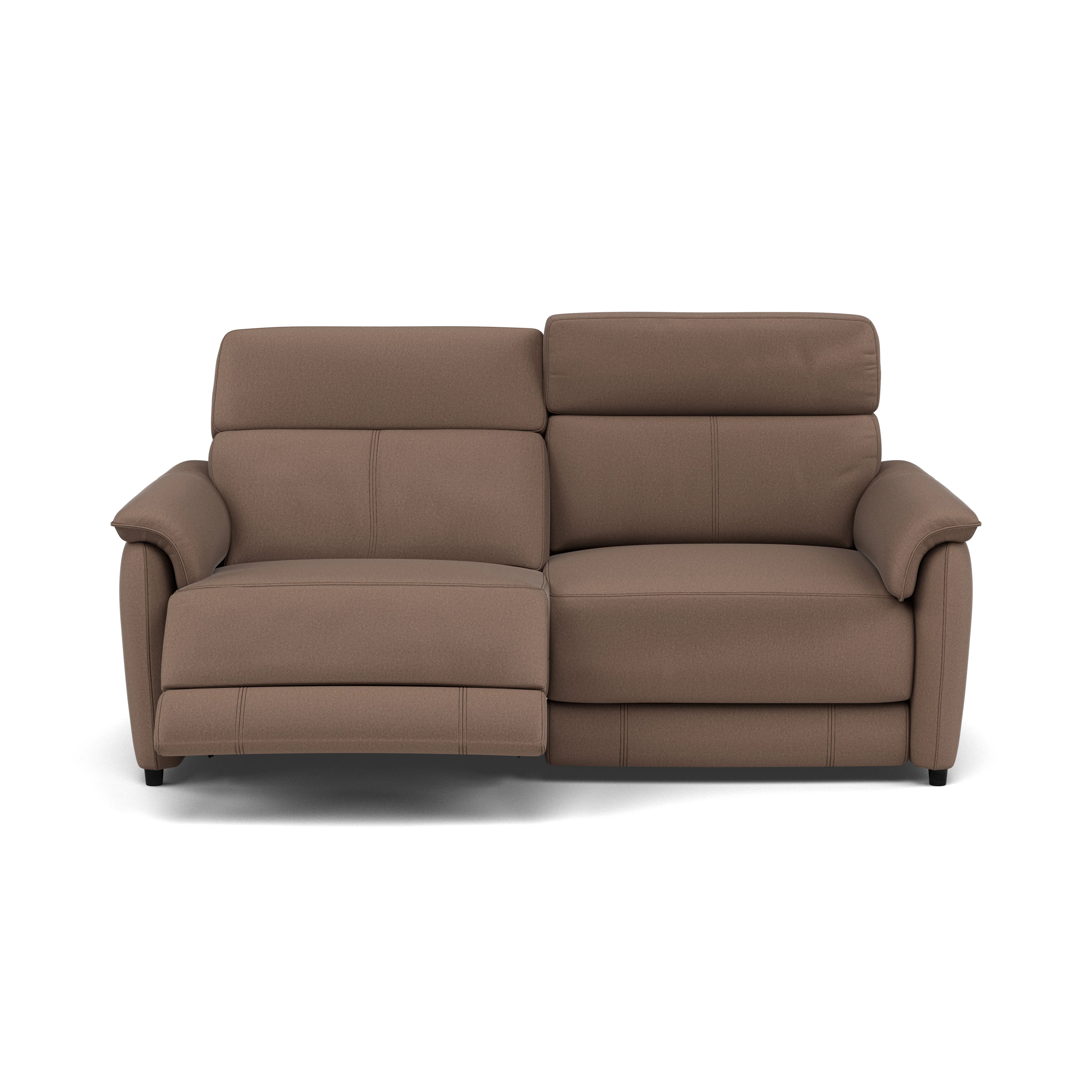 Orkney 3 Seater Recliner Sofa - 2.5 Seater Sofa with 2 Power Recliners Fabric - Power Recliner with USB - Image 3