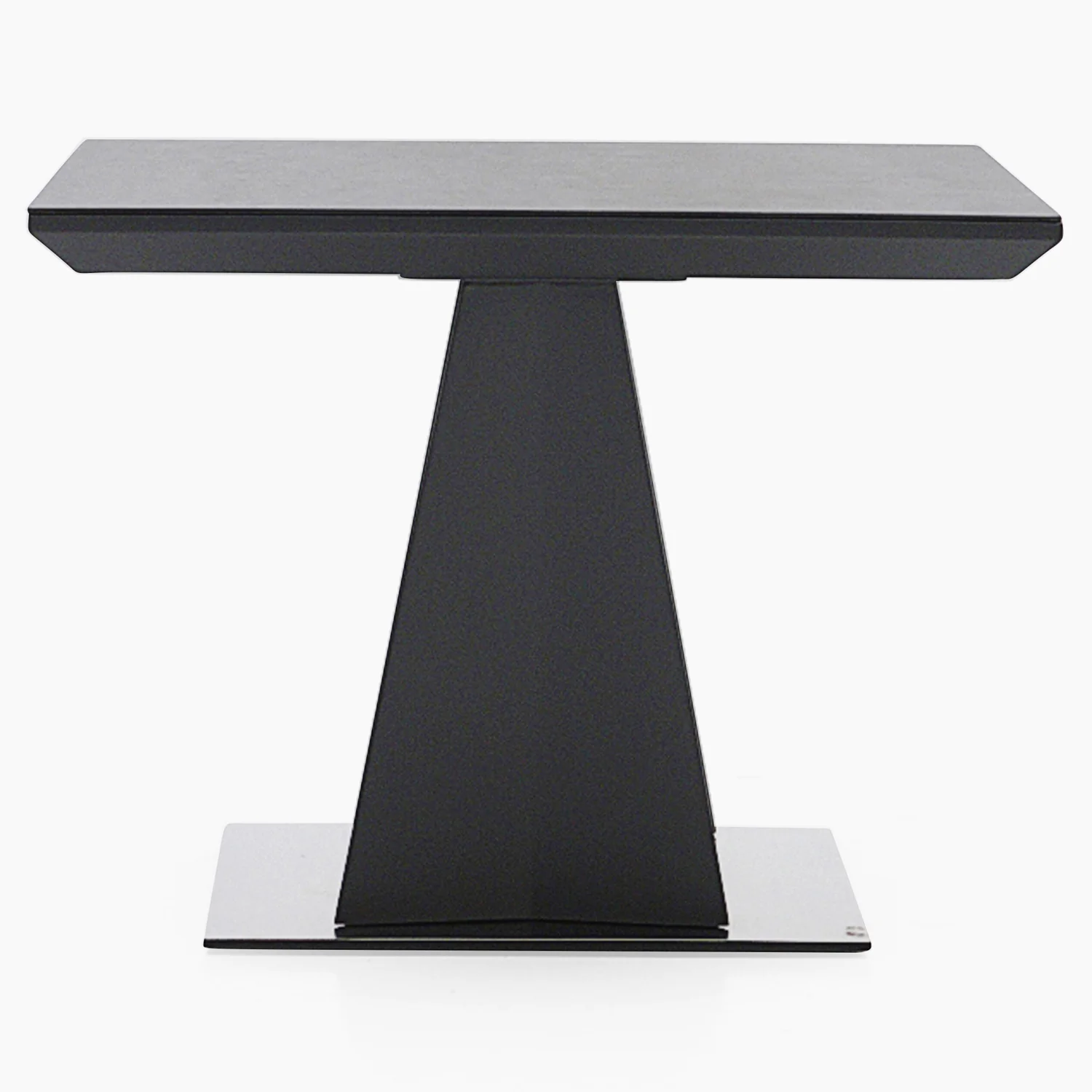 Palermo Side Table - Lamp Table Slate Grey Ceramic / Dark Grey - Image 3