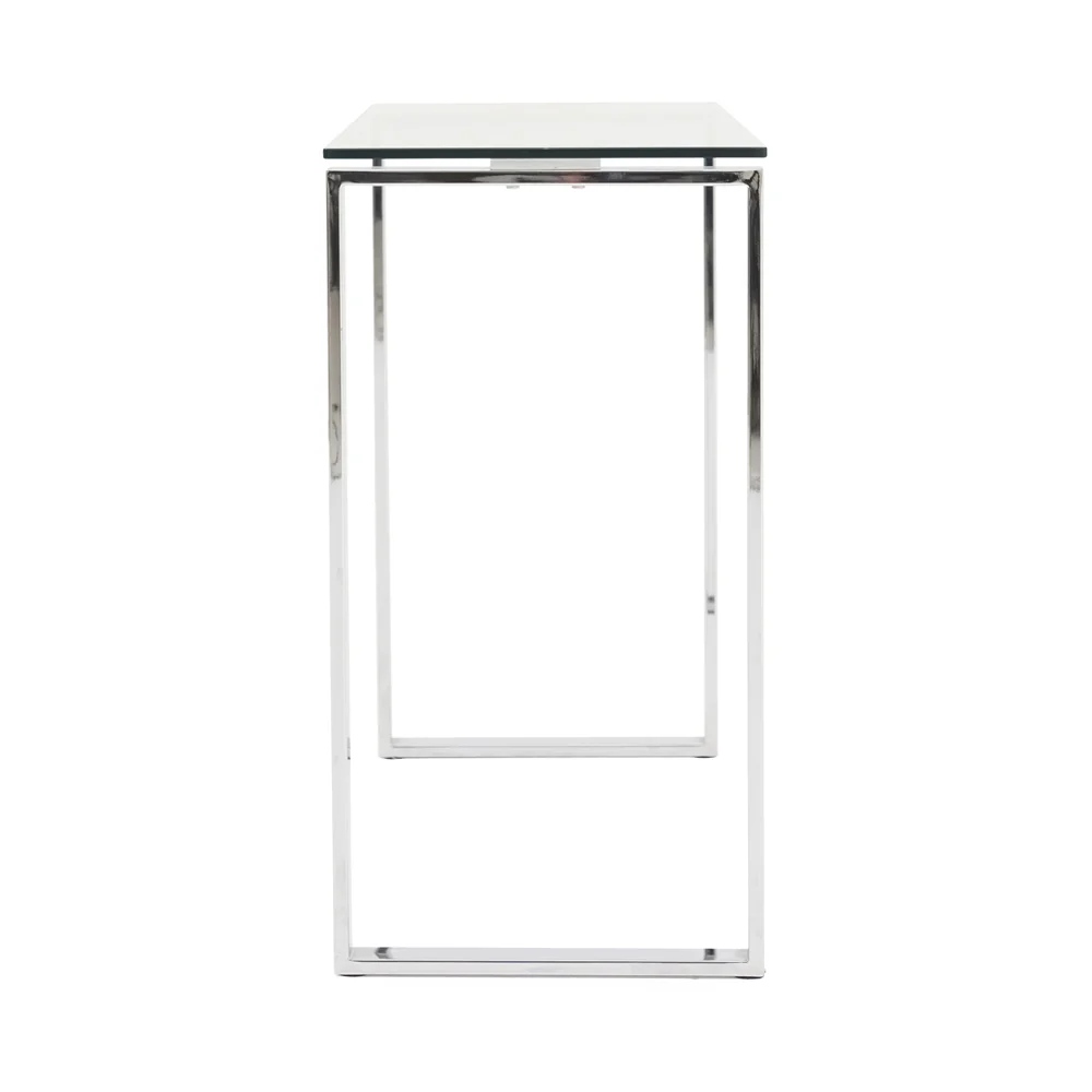 Paloma Console Table - Console Table Clear Glass/Chrome - Image 6