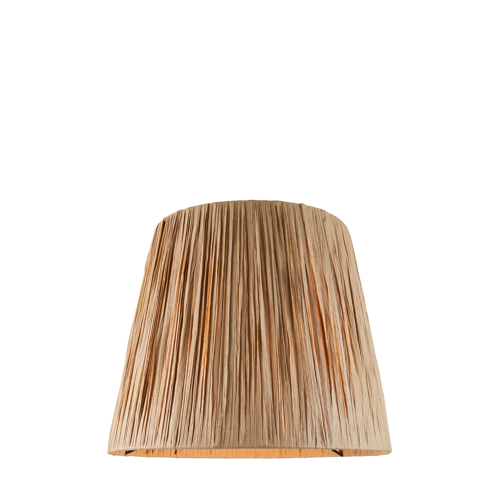 Raffia Tapered Brown Shade - DHD Raffia Tapered Shade Natural 26x23x32CM - Image 2