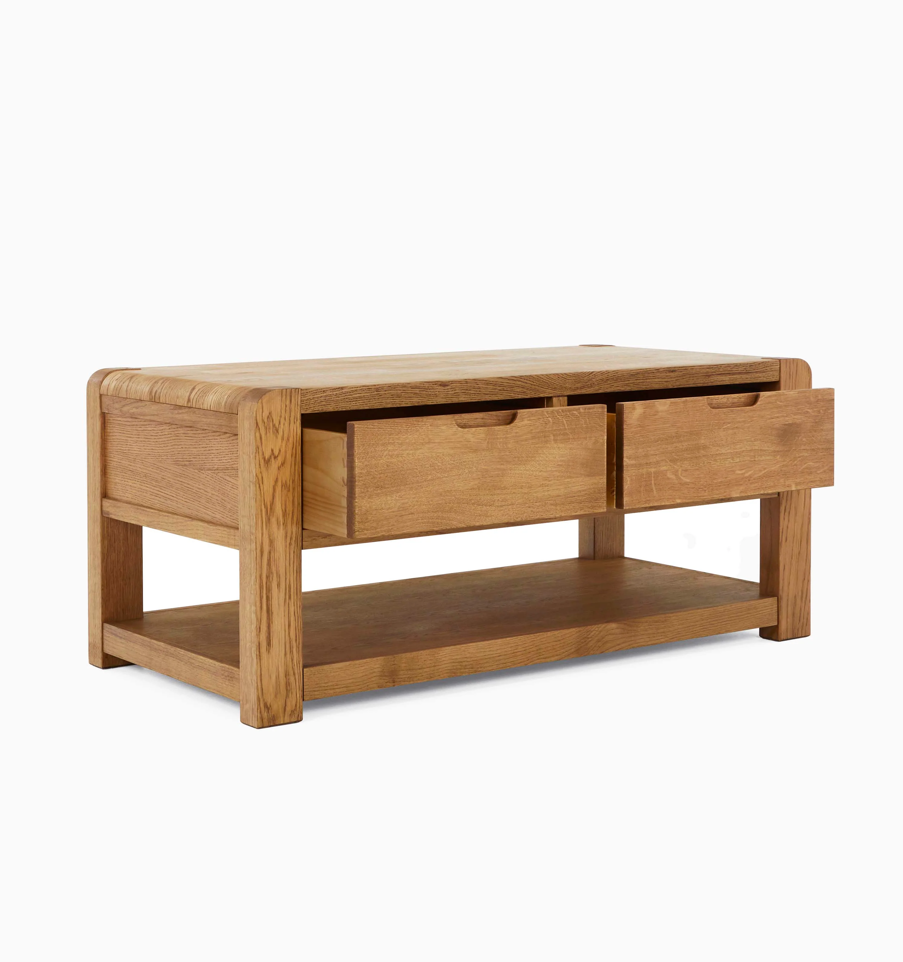 Solvi Coffee Table - Coffee Table Solid Oak / Oak Veneer - Image 4