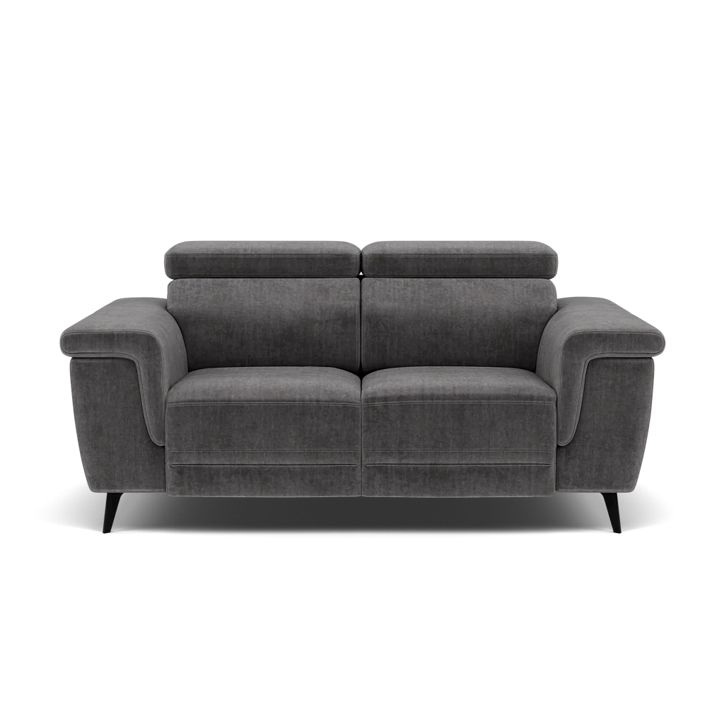 Sparta 2 Seater Recliner Sofa - 2 Str W/ 2 Power Recliner W/ 2 Ratchet Headrest Fabric - Power with Manual Headrest - Image 20