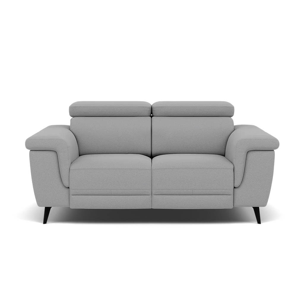 Sparta 2 Seater Recliner Sofa - 2 Str W/ 2 Power Recliner W/ 2 Ratchet Headrest Fabric - Power with Manual Headrest - Image 21