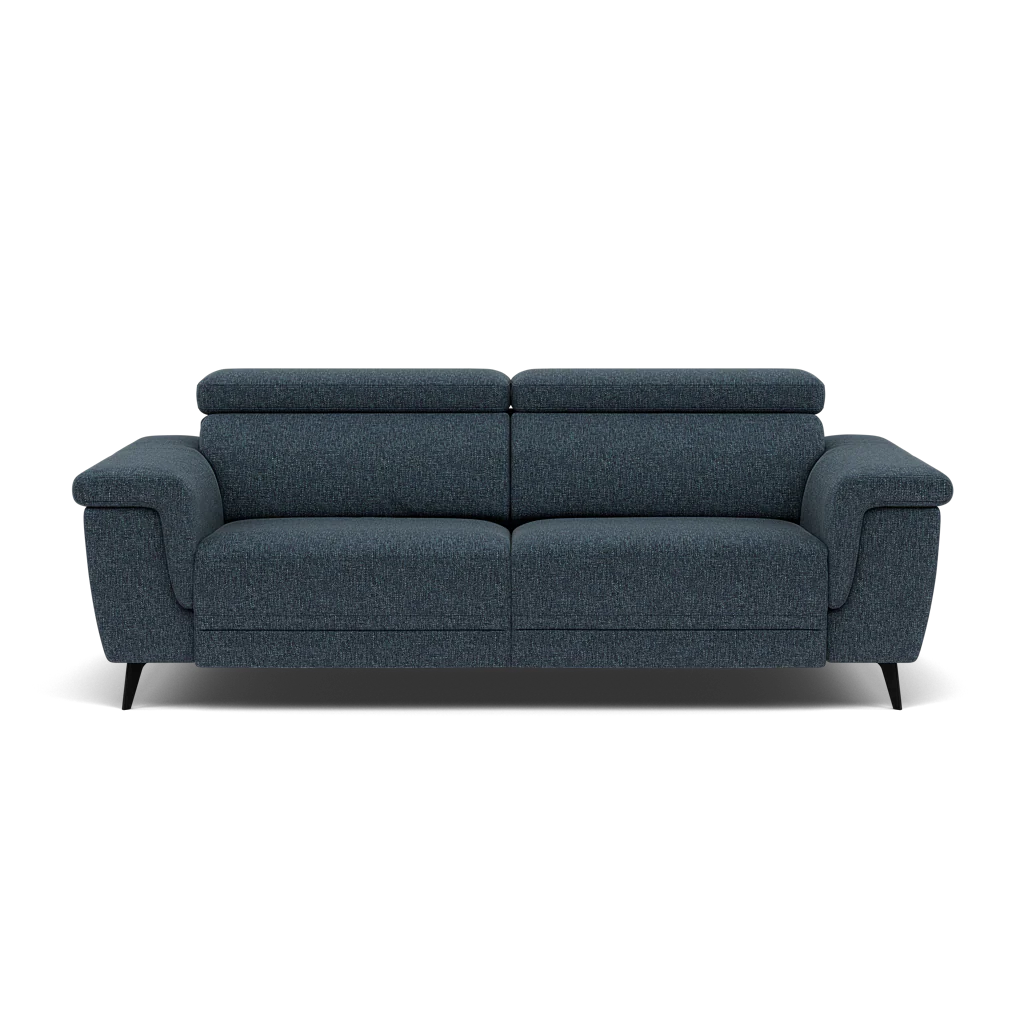 Sparta 3 Seater Recliner Sofa - 3 Str W/ 2 Power Recliner W/ 2 Ratchet Headrest Fabric - Power with Manual Headrest - Image 19