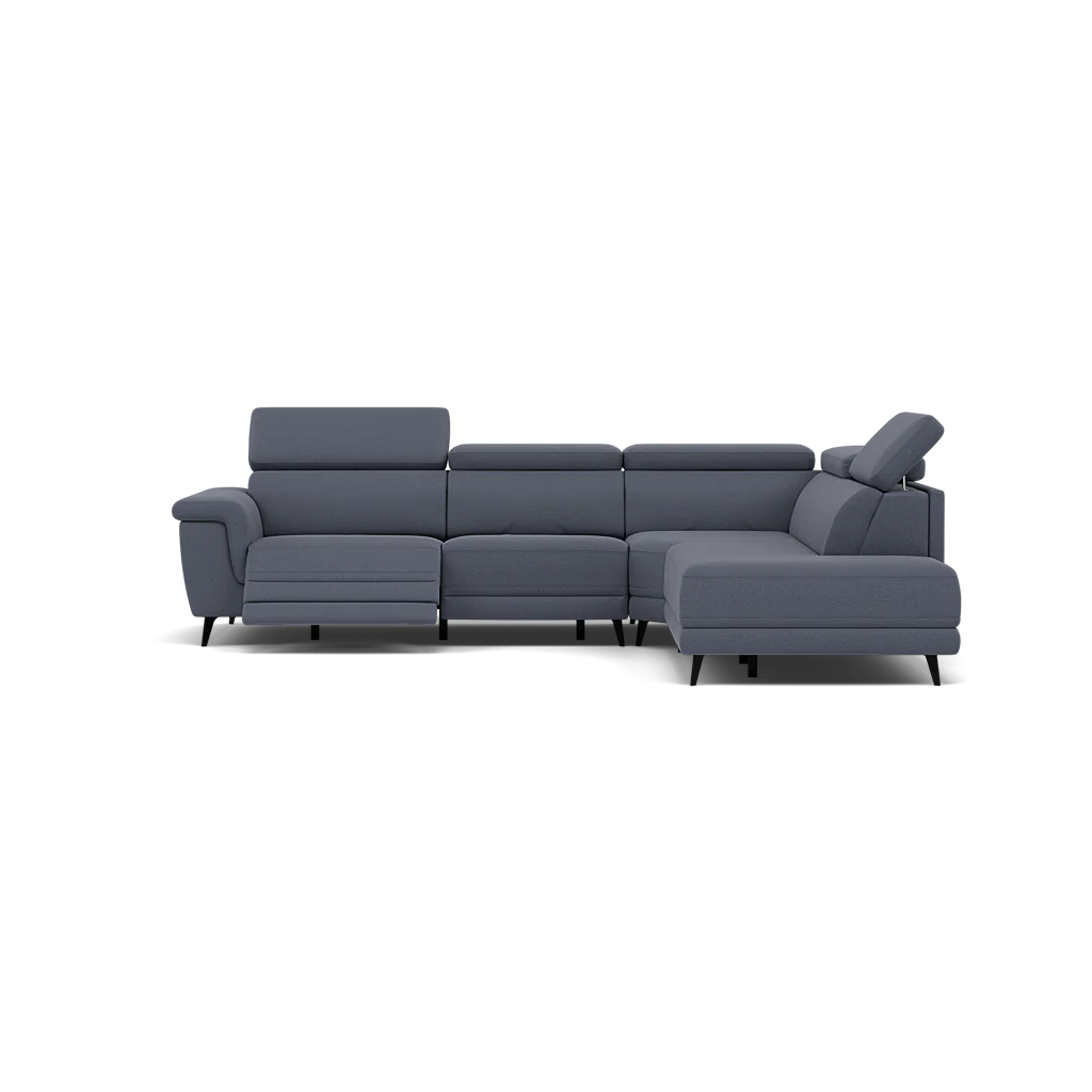 Sparta Corner Recliner Sofa - Combination 1 - Left Hand Facing Sofa Corner Group (One Motor) Fabric - Left Hand Facing - Power with Manual Headrest - Image 20