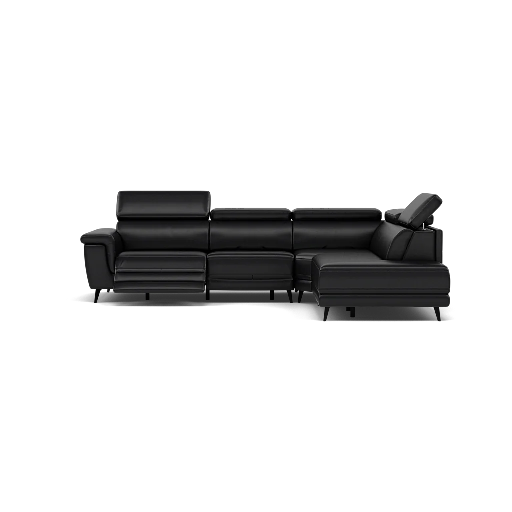 Sparta Corner Recliner Sofa - Combination 3 - Left Hand Facing Sofa Corner Group (Two Motors) Cat M/S - Left Hand Facing - Power with Power Headrest & USB - Image 6