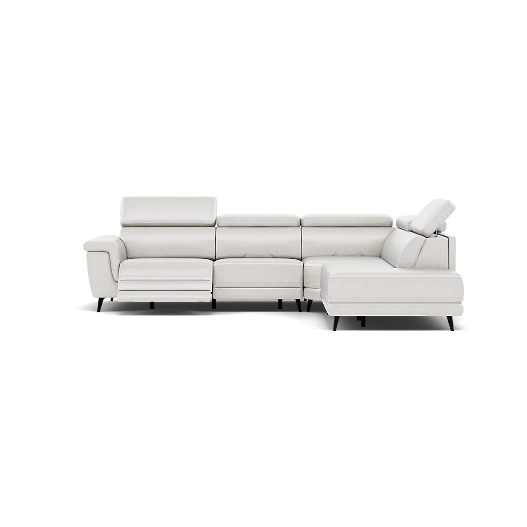 Sparta Corner Recliner Sofa - Combination 3 - Left Hand Facing Sofa Corner Group (Two Motors) Cat NL/O/S - Left Hand Facing - Power with Power Headrest & USB - Image 12