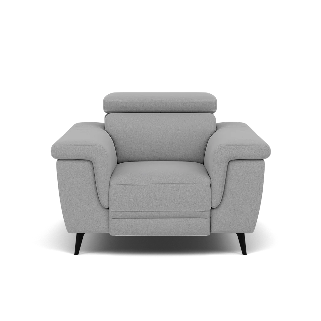 Sparta Recliner Armchair - Chair W/ Power Recliner W/ Ratchet Headrest Fabric - Power with Manual Headrest - Image 21