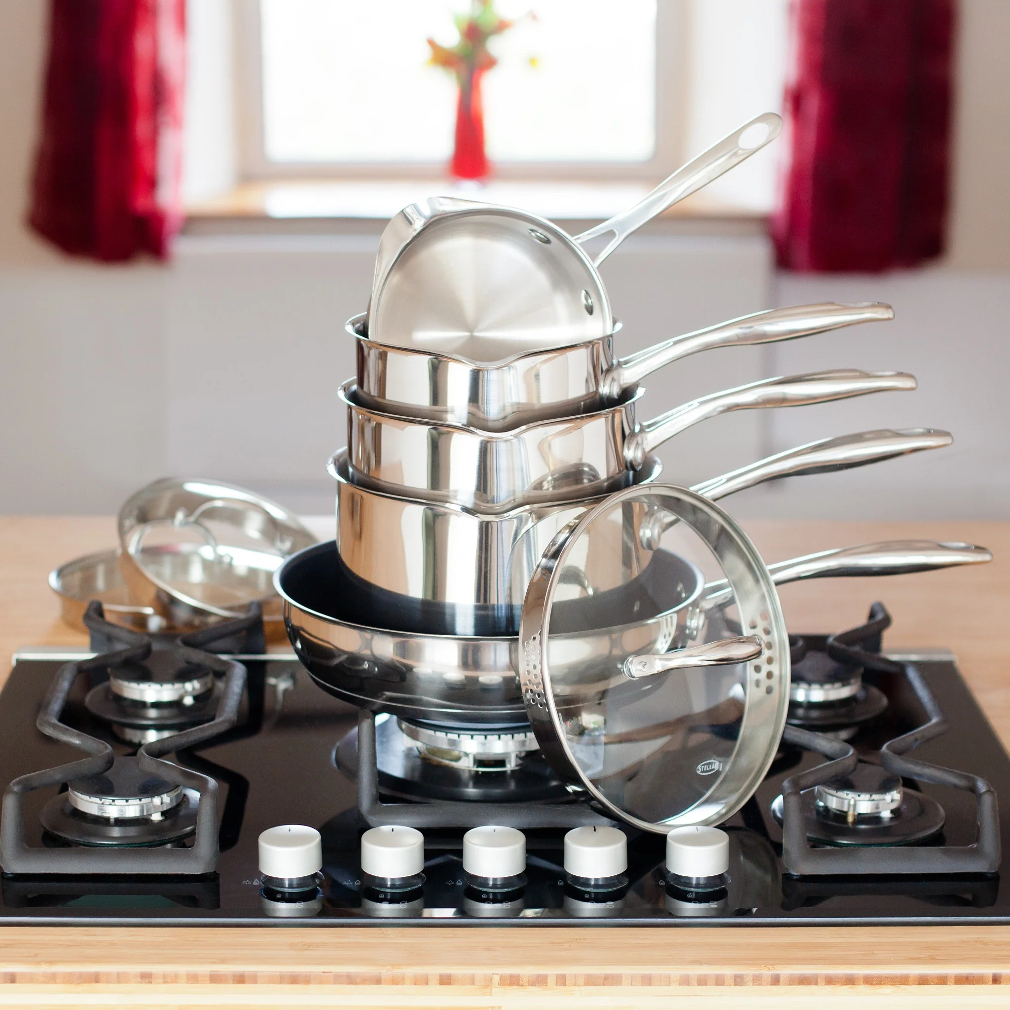Stellar Profile 5 Piece Saucepan Set - Stellar Profile Saucepan 5Pce - Image 3