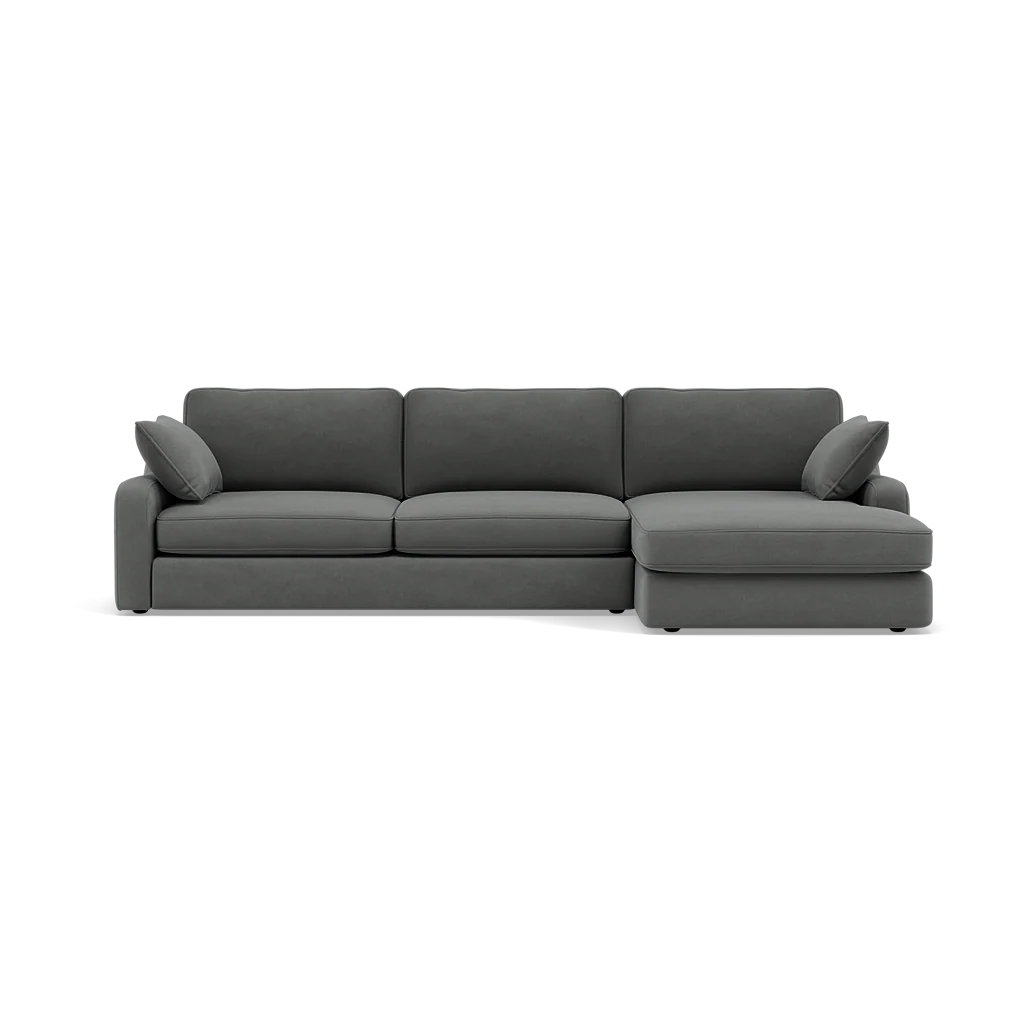 Thalia Large Chaise Pillow Back Sofa - Large Chaise Sofa RHF Grade B - Right Hand Facing - Image 12